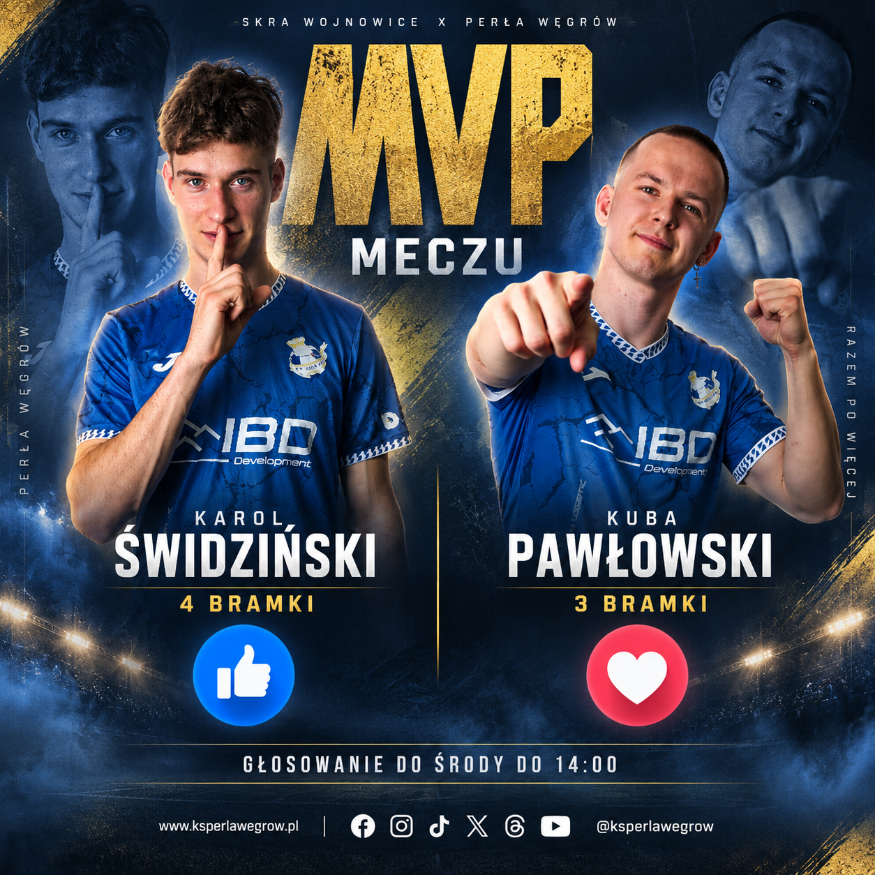 Karol Świdziński i Kuba Pawłowski nominowani do tytułu MVP meczu ze Skrą Wojnowice