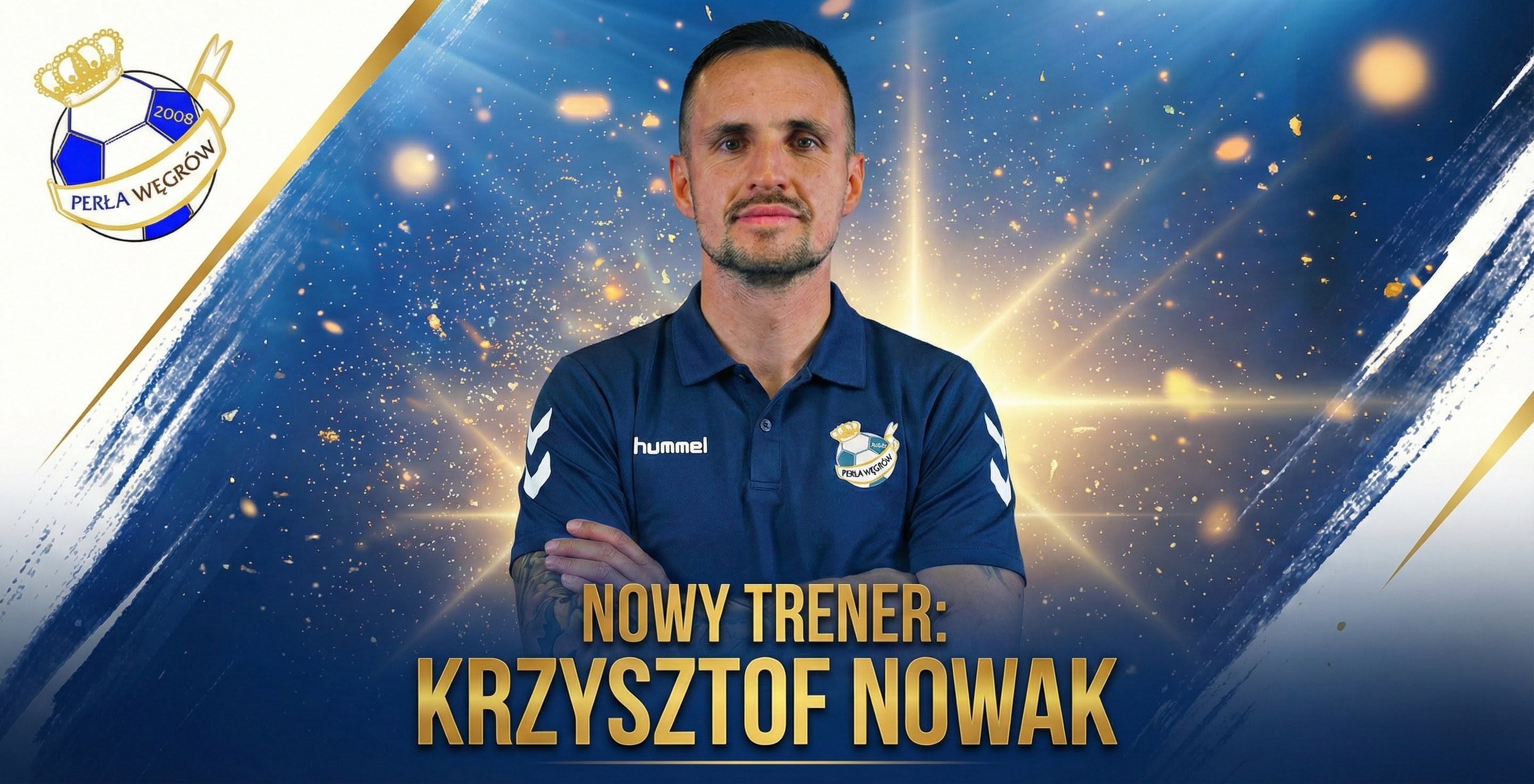 Krzysztof Nowak nowym trenerem Perły Węgrów