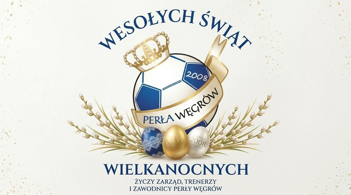 Życzenia wielkanocne od KS Perła Węgrów